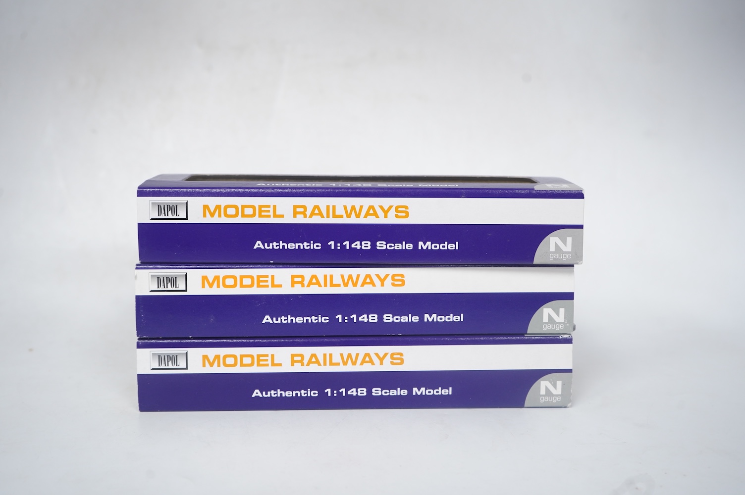 Three boxed Dapol N gauge railway Class 73 electro-diesel locomotives; 73109 Battle of Britain (ND006), 73114 Stewarts Lane (ND-021a) and 73128 (ND005). Condition - good.